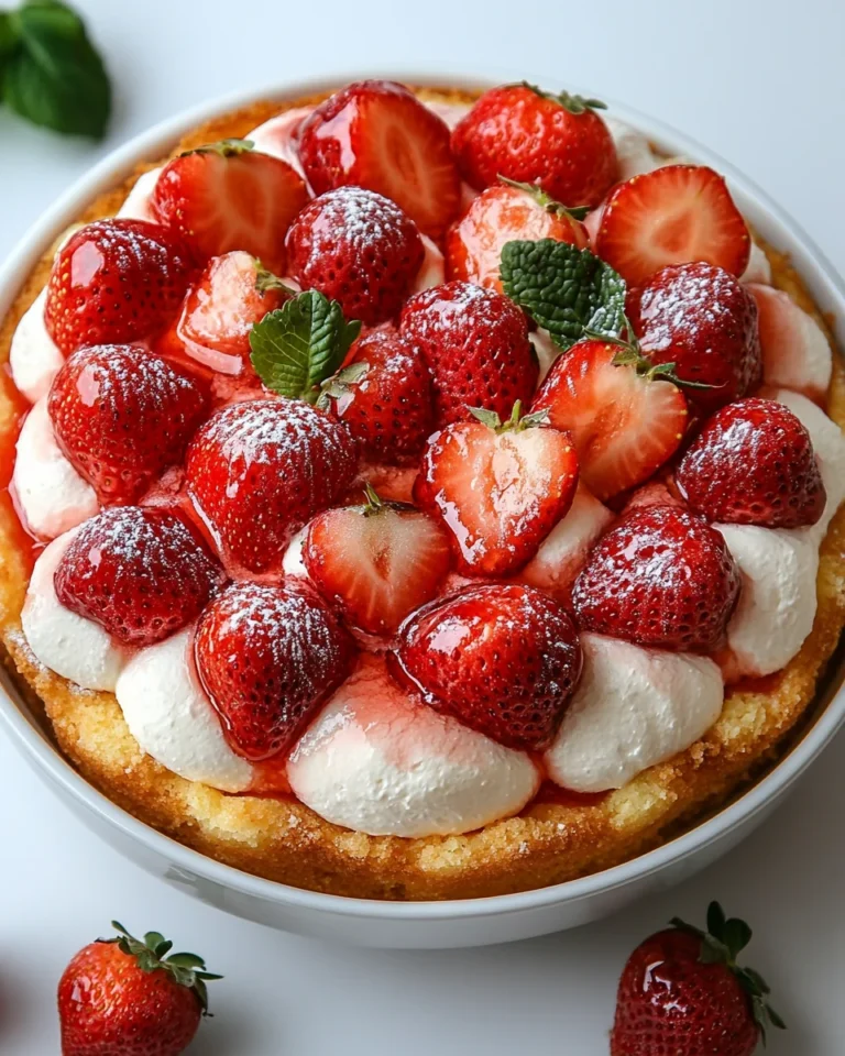 Delicious Strawberry Earthquake Cake Recipe