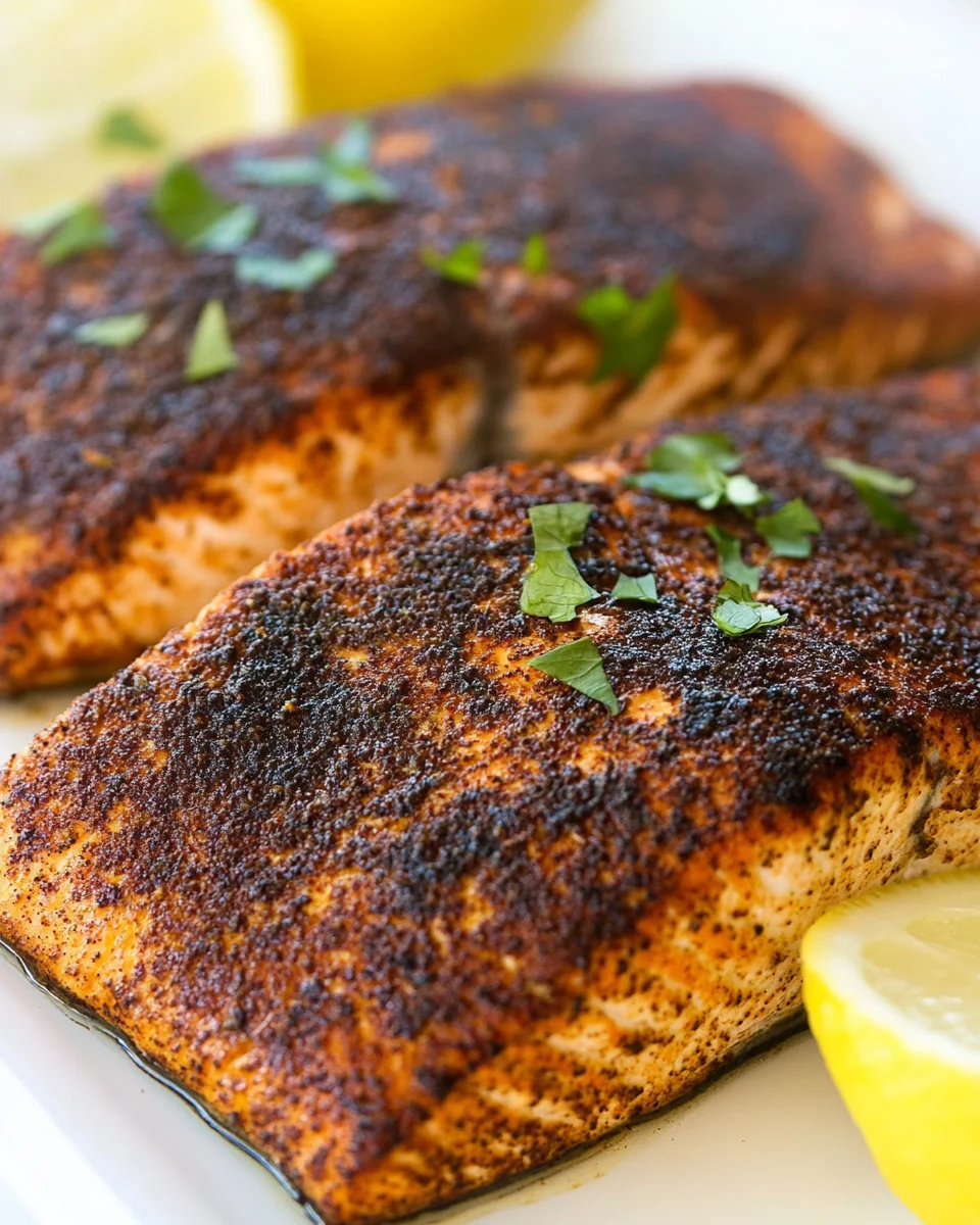 Perfect Air Fryer Blackened Salmon Recipe - additional image