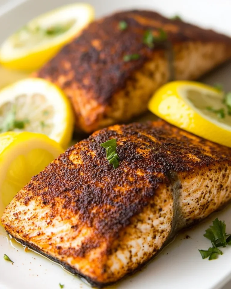 Perfect Air Fryer Blackened Salmon Recipe