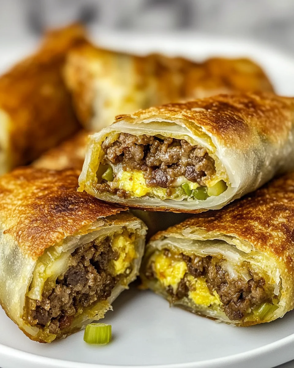 Delicious Air Fryer Cheeseburger Egg Rolls - additional image