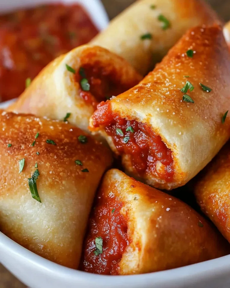 Simple Air Fryer Pizza Rolls