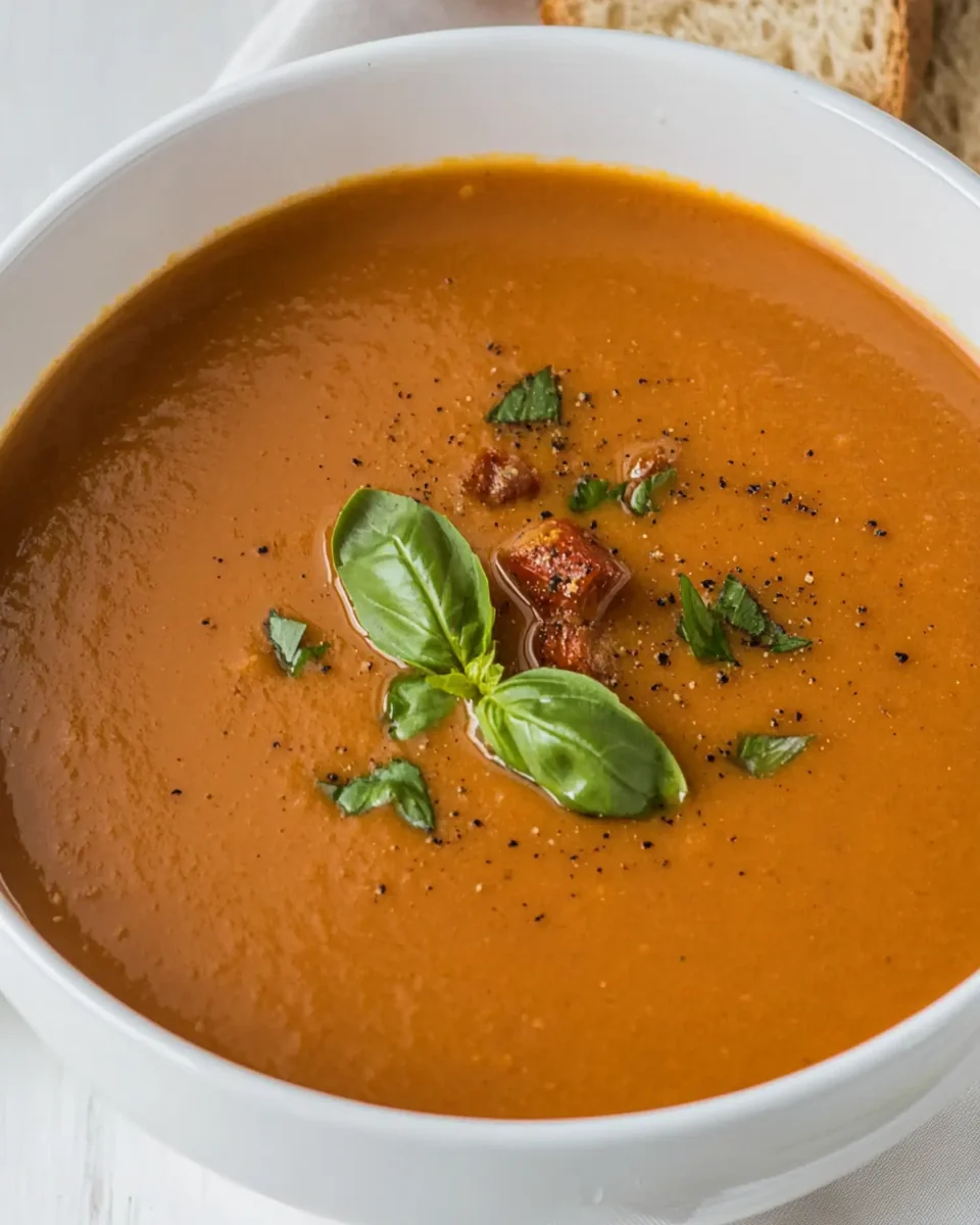 Air Fryer Roasted Tomato Soup Recipe - additional image