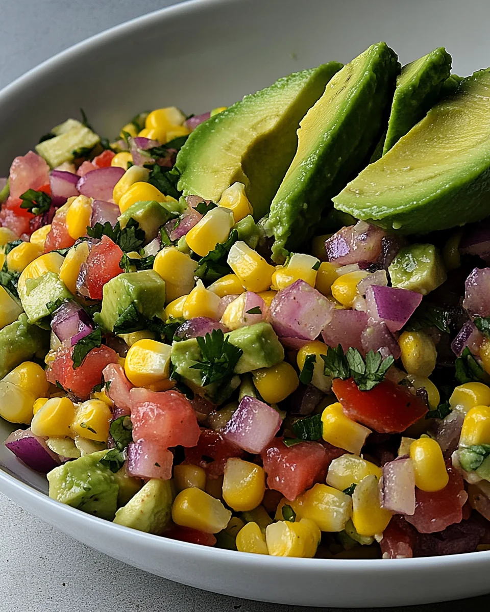 Fresh Avocado Corn Salsa for a Summer Picnic - additional image