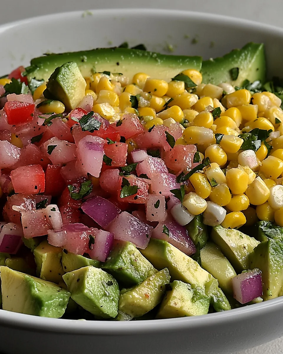 Fresh Avocado Corn Salsa for a Summer Picnic - additional image