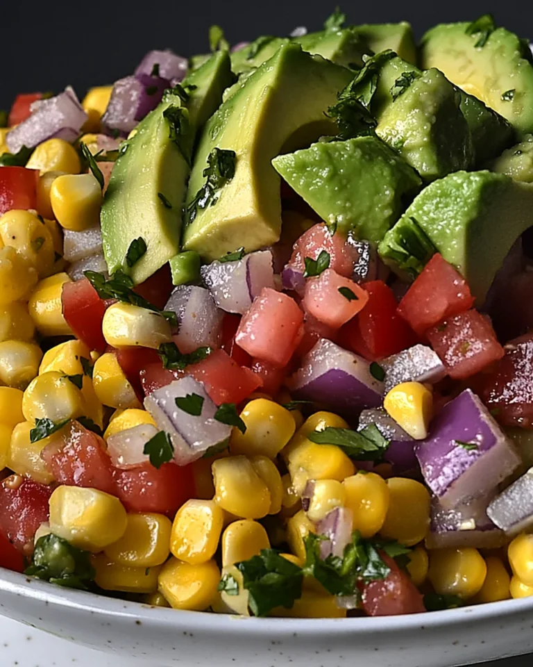 Fresh Avocado Corn Salsa for a Summer Picnic