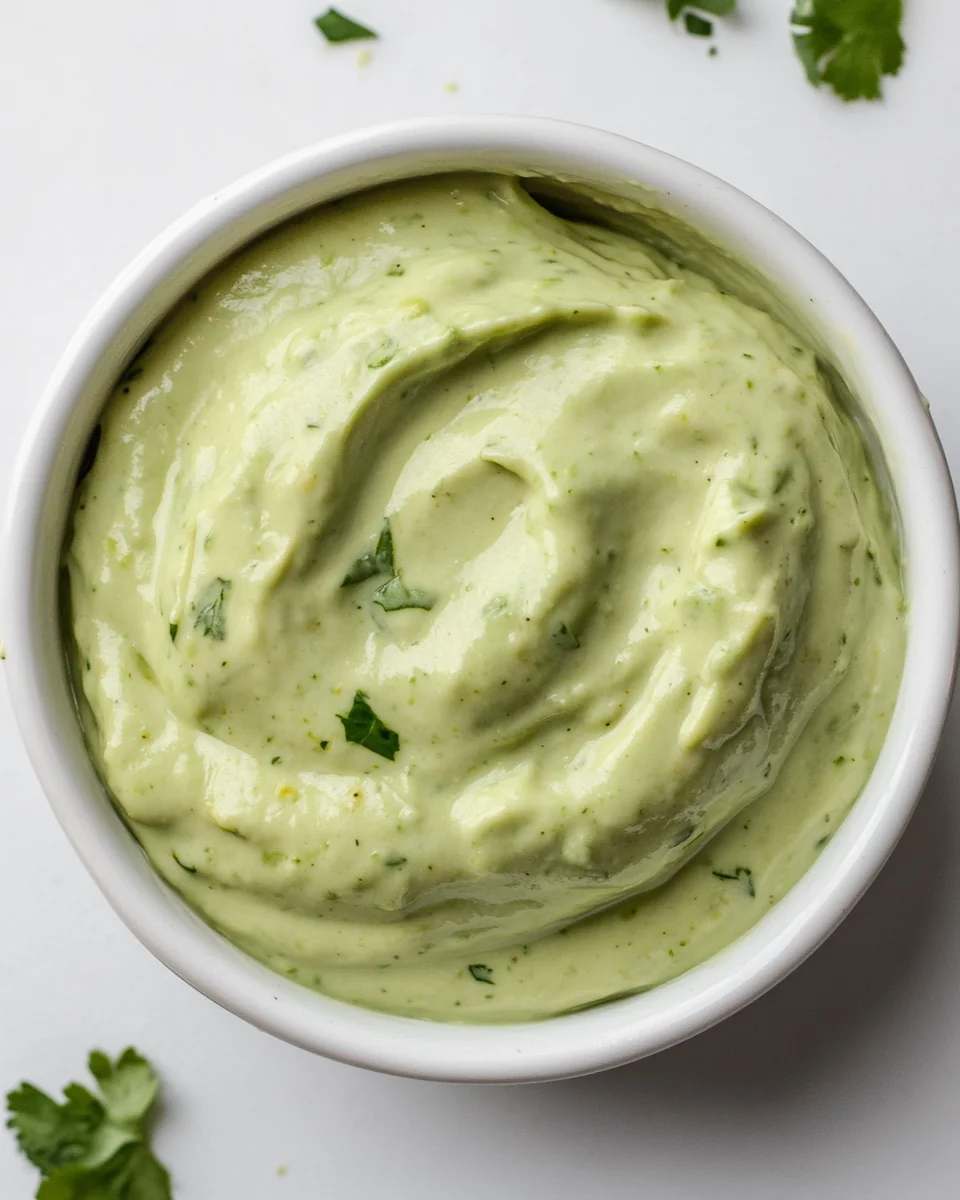 Homemade Avocado Cream Sauce That's Fresh and Flavorful - additional image