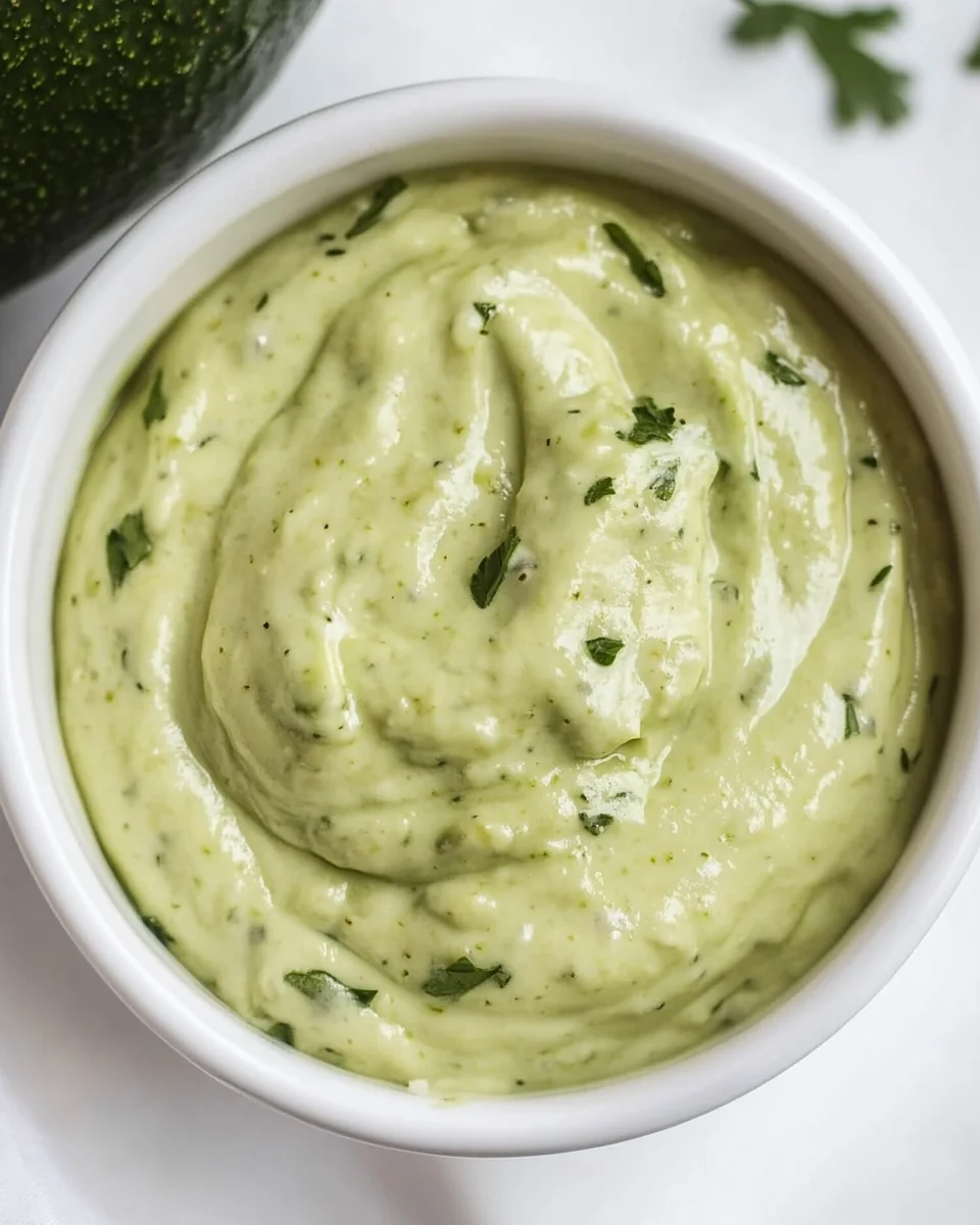 Homemade Avocado Cream Sauce That's Fresh and Flavorful - additional image