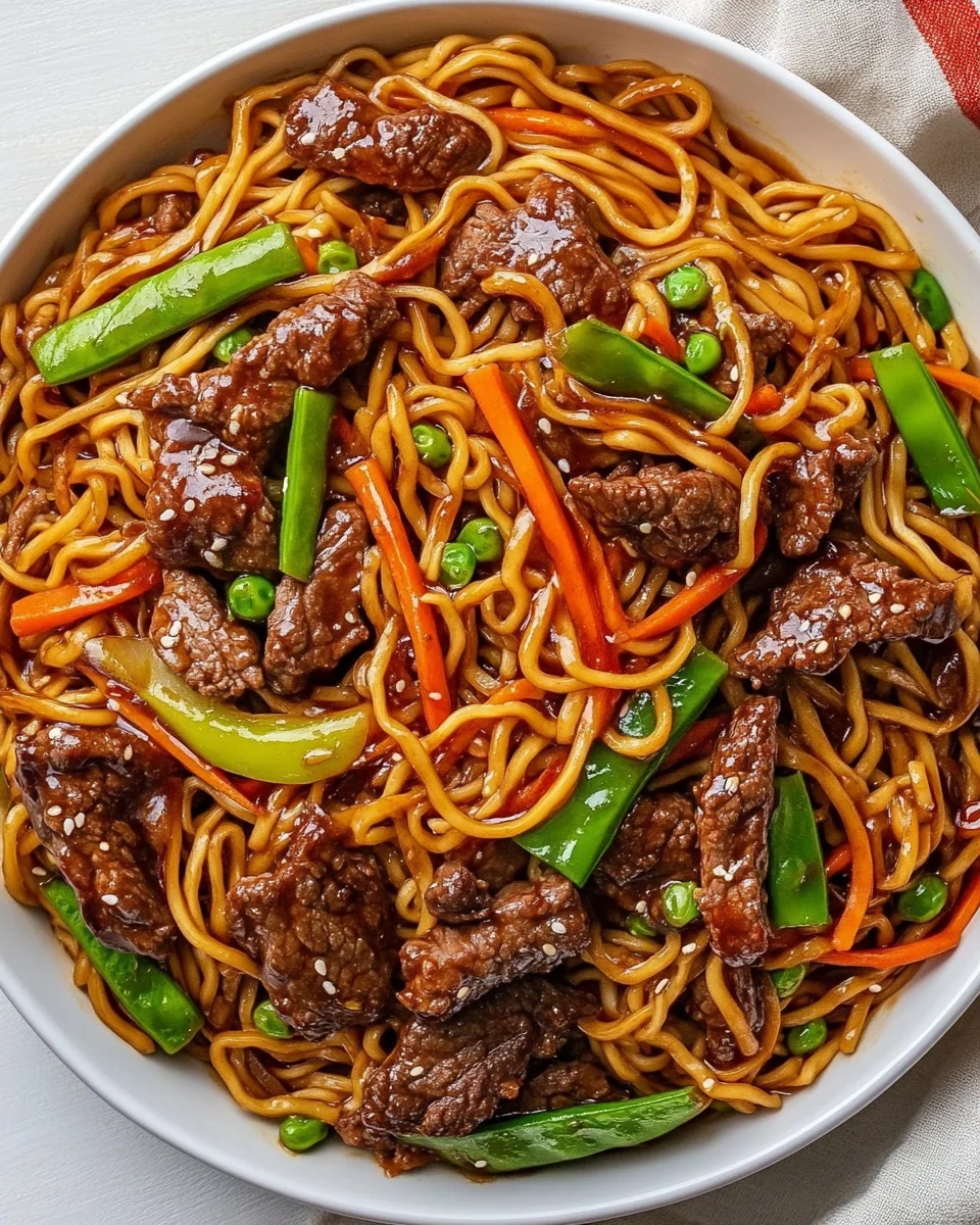 Classic Beef Lo Mein: A Delicious One-Bowl Meal - additional image