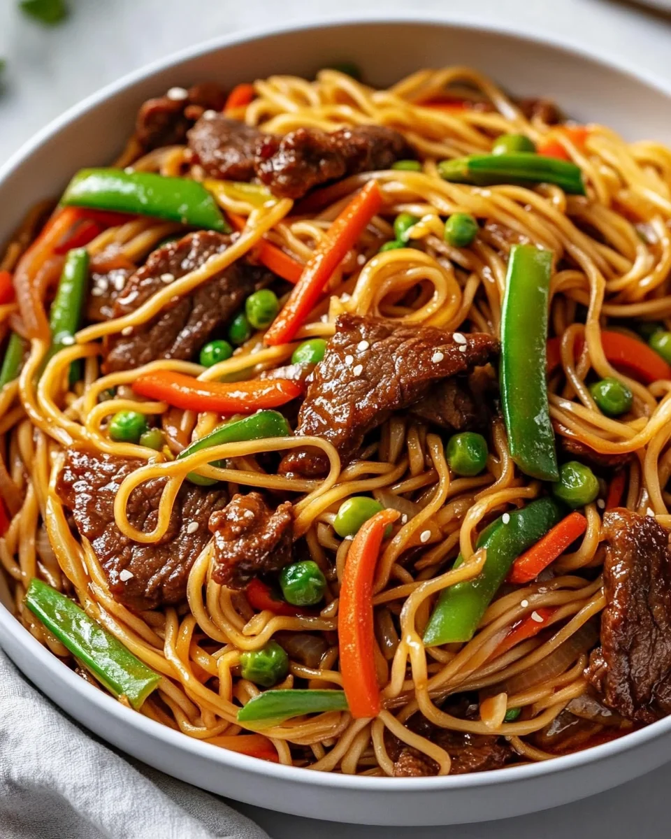 Classic Beef Lo Mein: A Delicious One-Bowl Meal - additional image