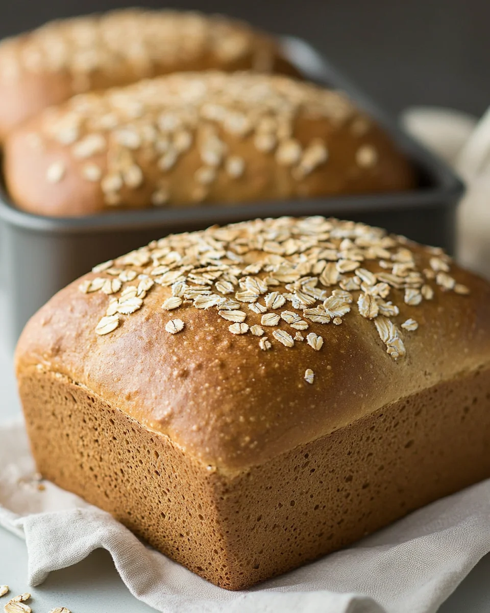 Simple Homemade Honey Oat Bread - additional image