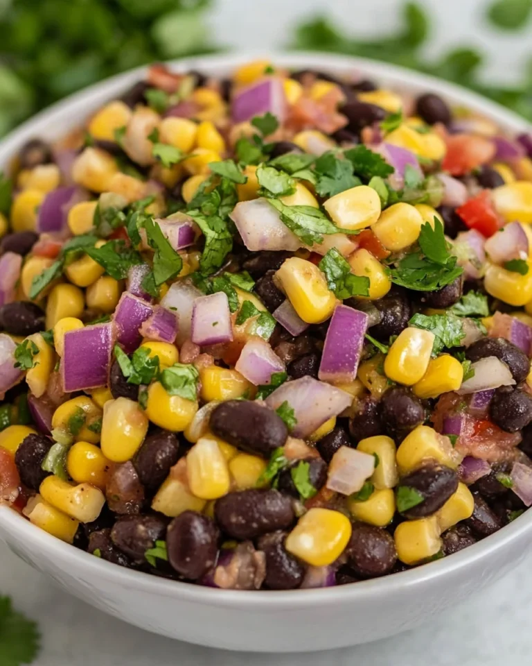 Fresh Black Bean and Corn Salsa Recipe