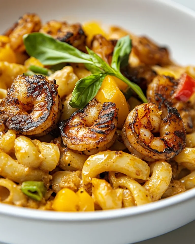 Perfect Blackened Shrimp Cavatappi Recipe