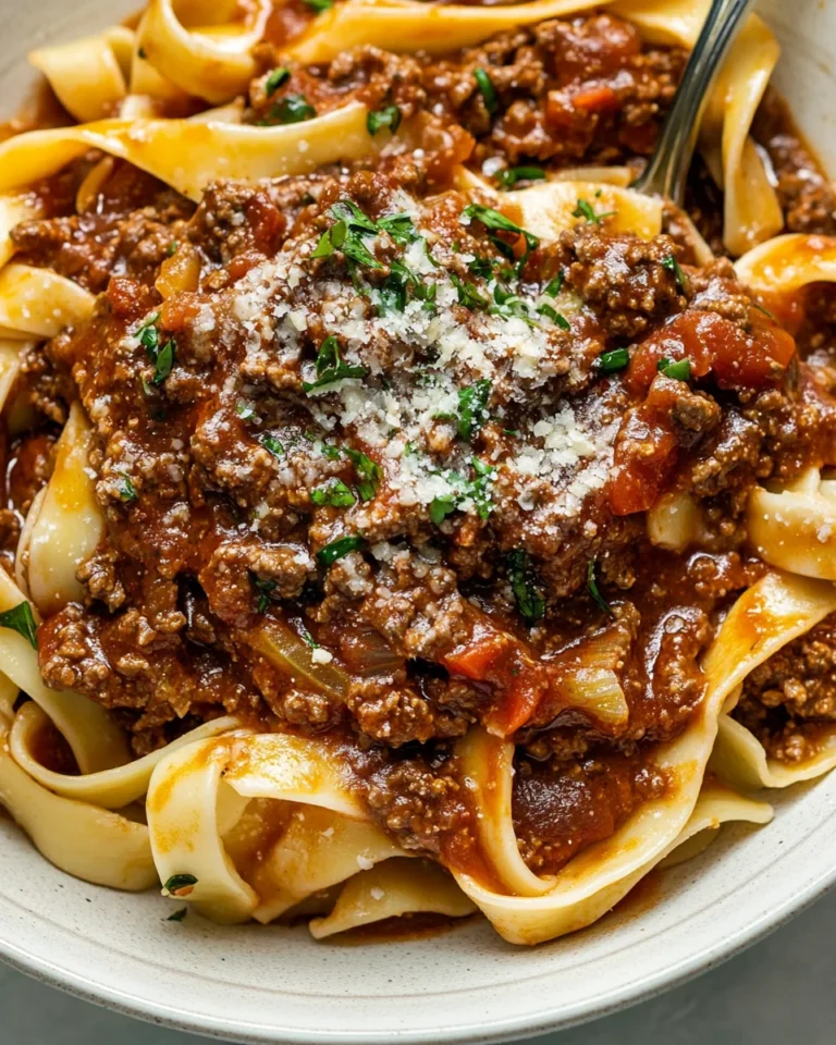 Classic Homemade Bolognese Sauce