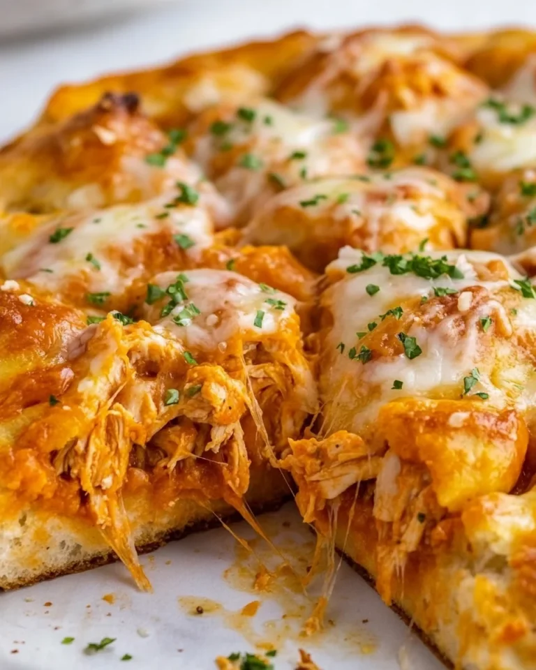 Homemade Buffalo Chicken Focaccia Bread