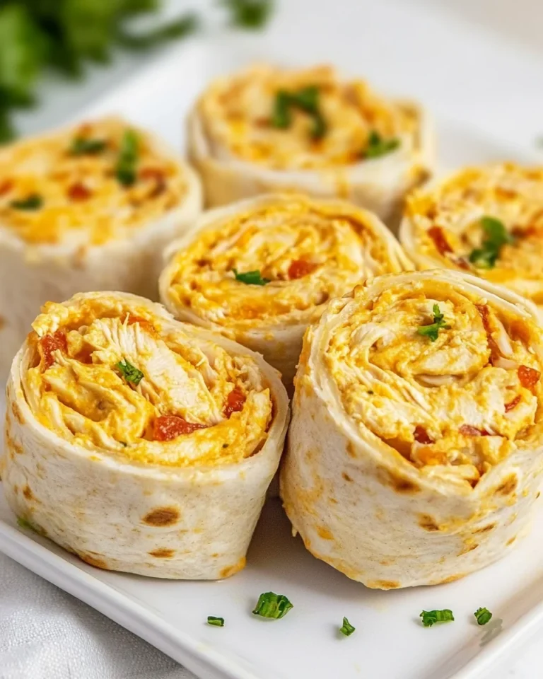 Simple Buffalo Chicken Pinwheels for a Fun Snack