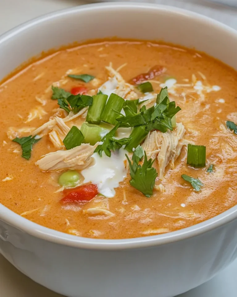 Homemade Buffalo Chicken Soup That’s Deliciously Hearty