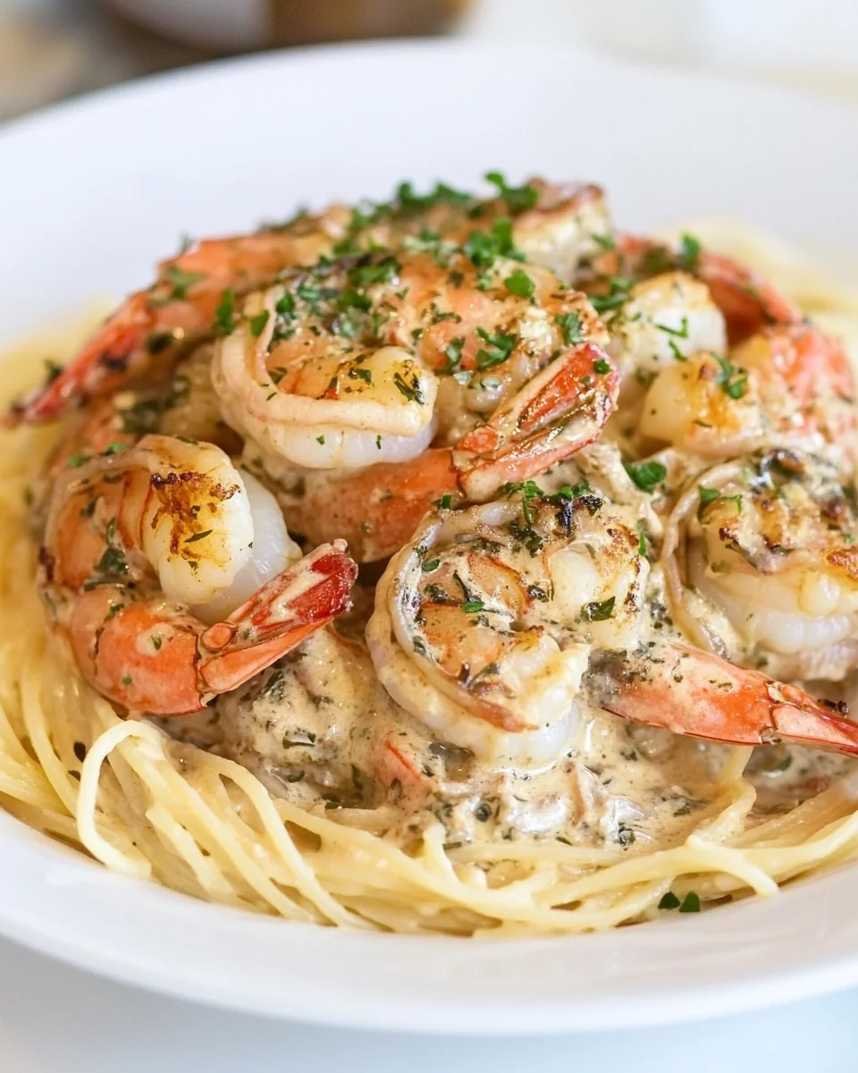 Simple Champagne Shrimp Pasta - additional image
