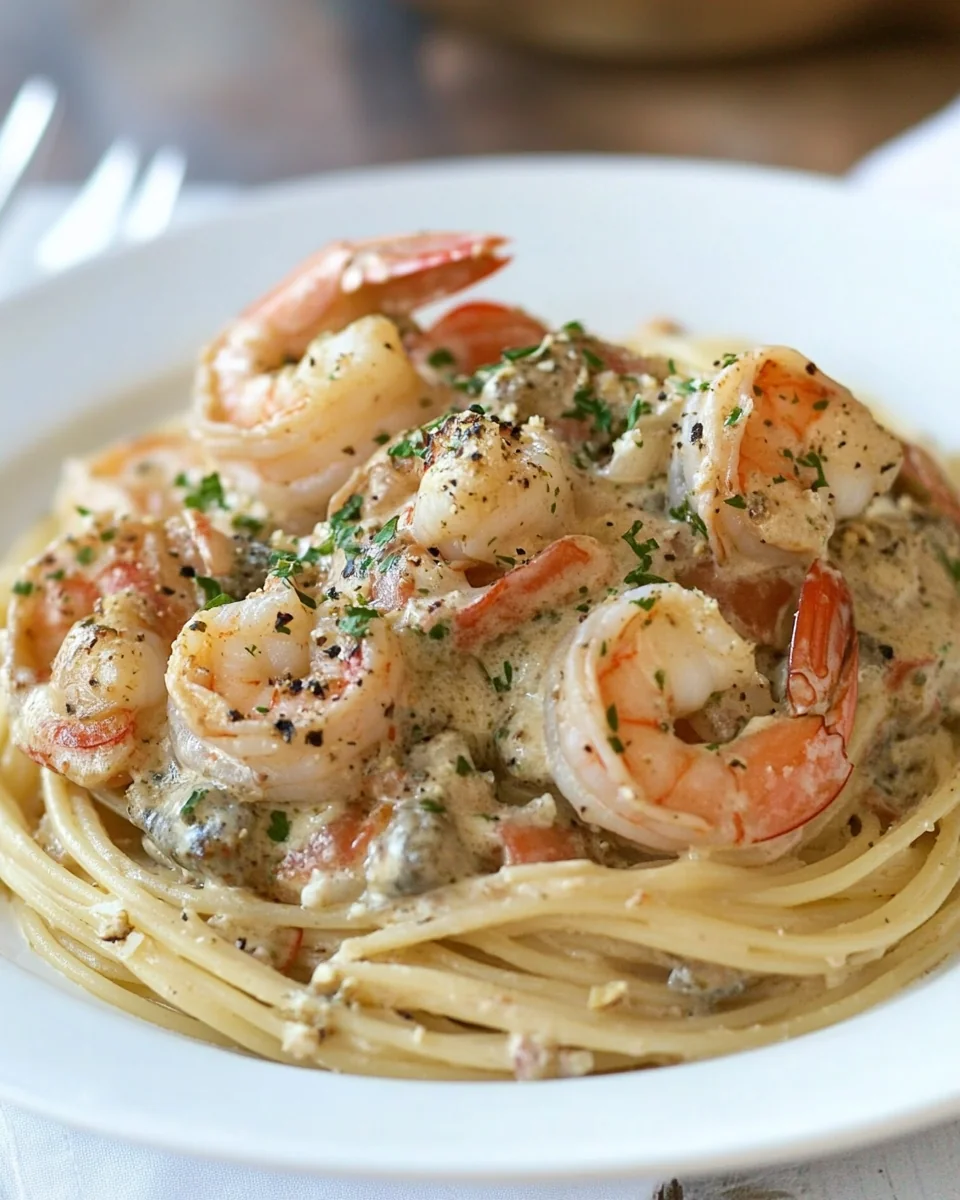 Simple Champagne Shrimp Pasta - additional image