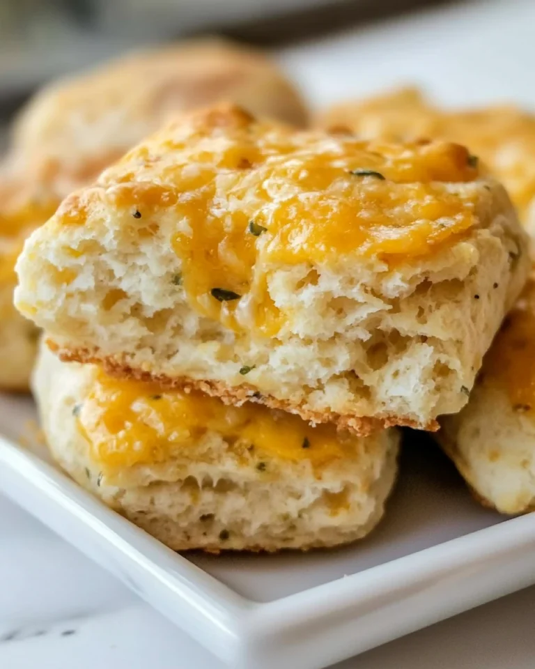 Cheesy Homemade Butter Swim Biscuits