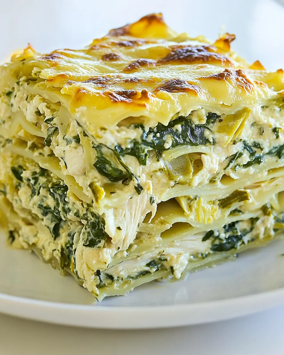 Cheesy Spinach and Artichoke Lasagna for a Cozy Night - additional image