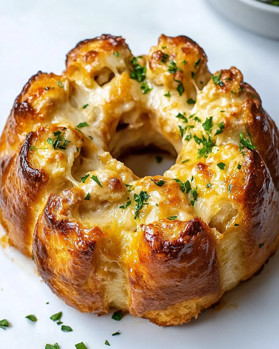 Savory Chicken Alfredo Monkey Bread - additional image