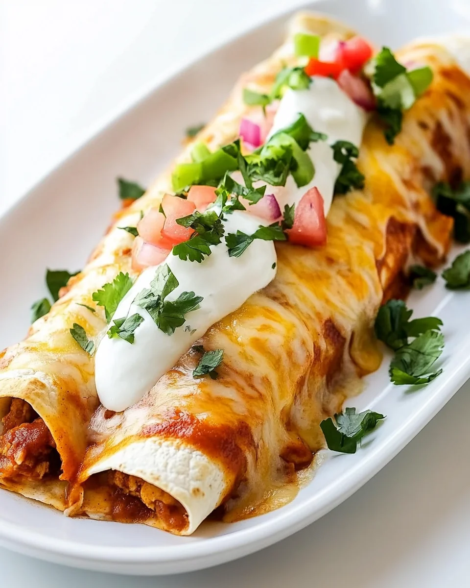 Classic Chicken Enchiladas with Homemade Sauce - additional image