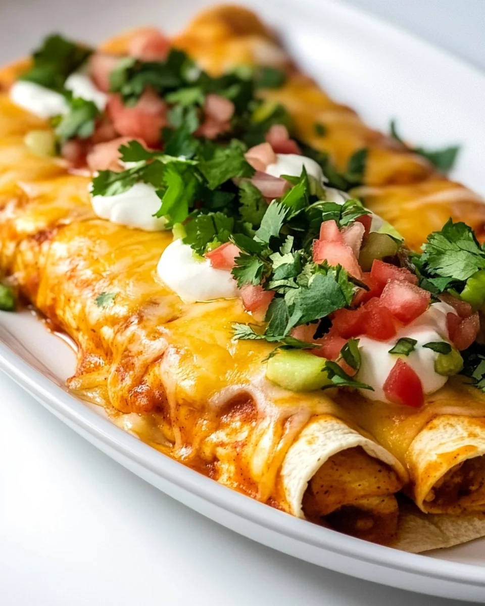 Classic Chicken Enchiladas with Homemade Sauce - additional image
