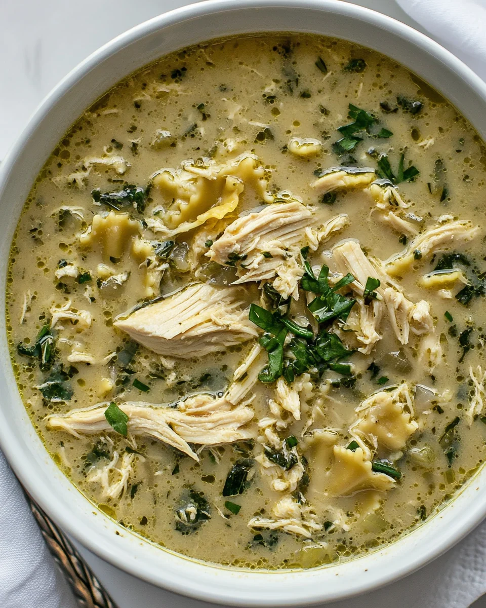 Hearty Homemade Chicken Lasagna Soup - additional image