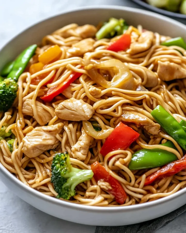 Simple Chicken Lo Mein: A Delicious Weeknight Meal
