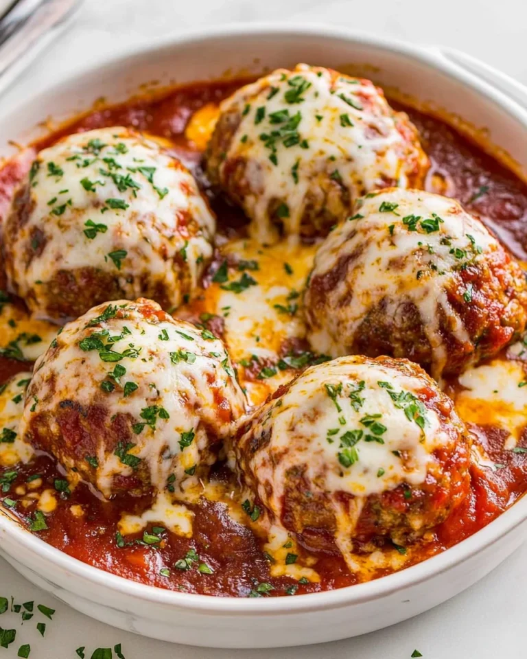 Delicious Chicken Parmesan Meatballs From Scratch