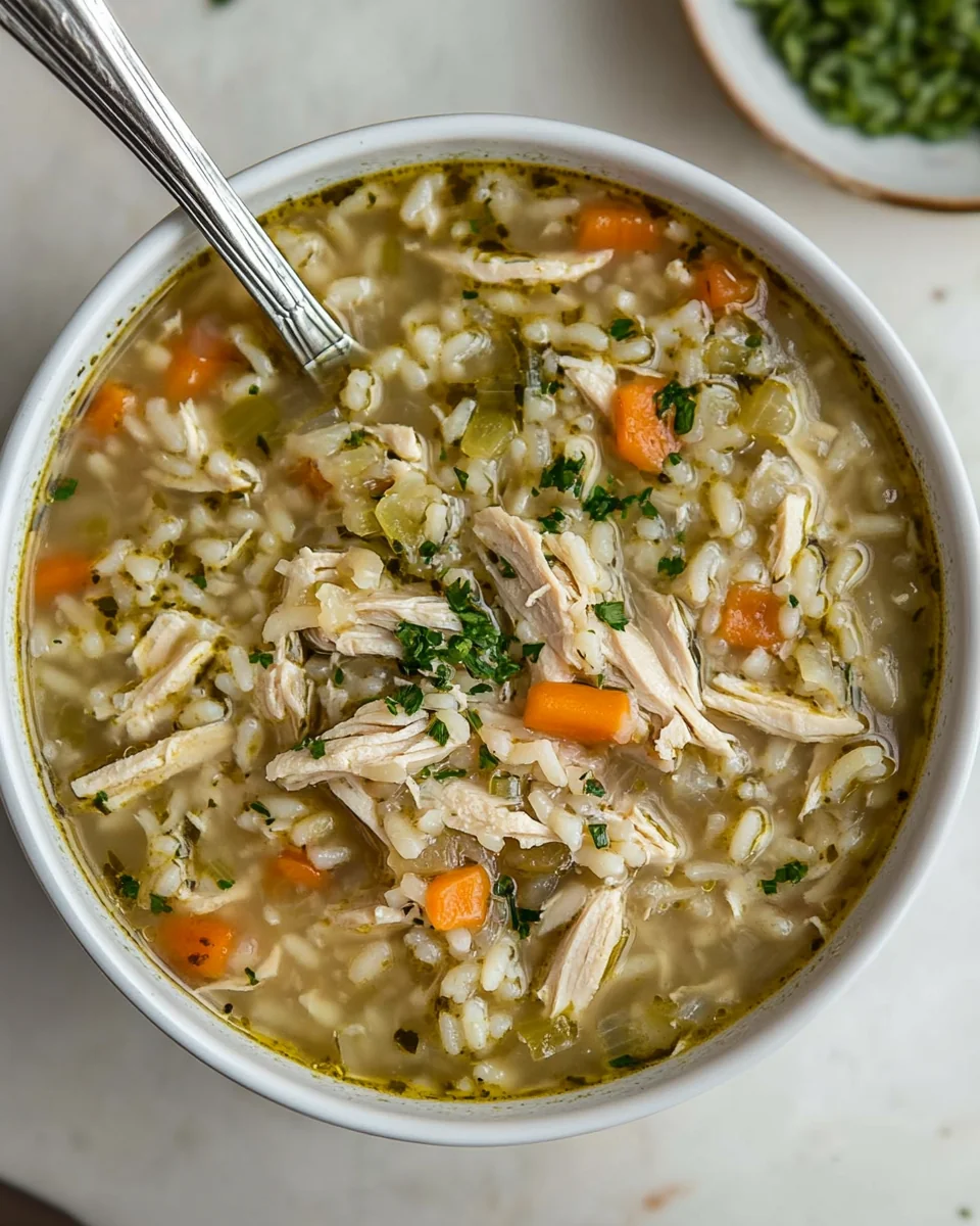 Homemade Chicken and Rice Soup for Cozy Nights - additional image