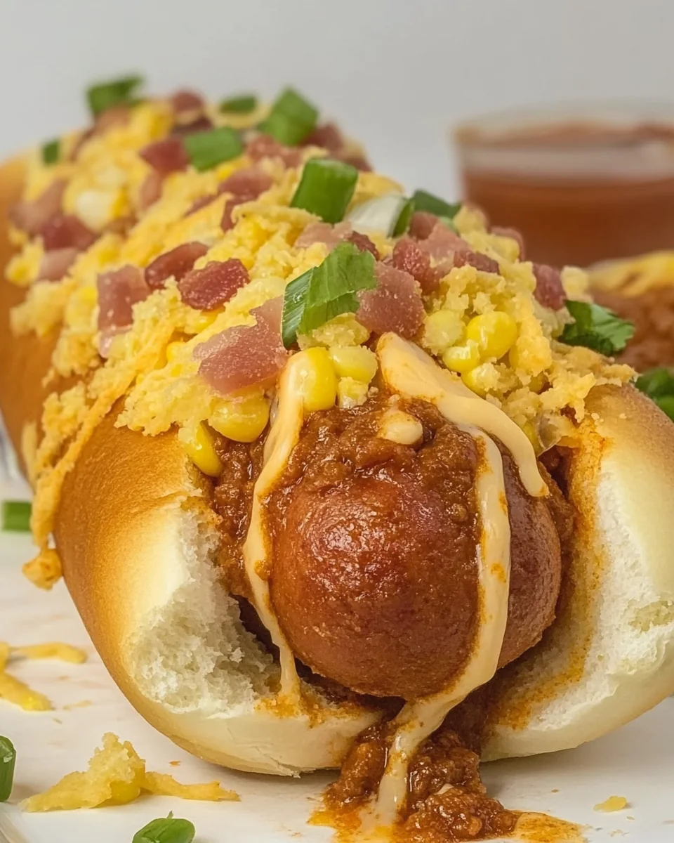 Delicious Homemade Chili Cheese Corn Dogs - additional image