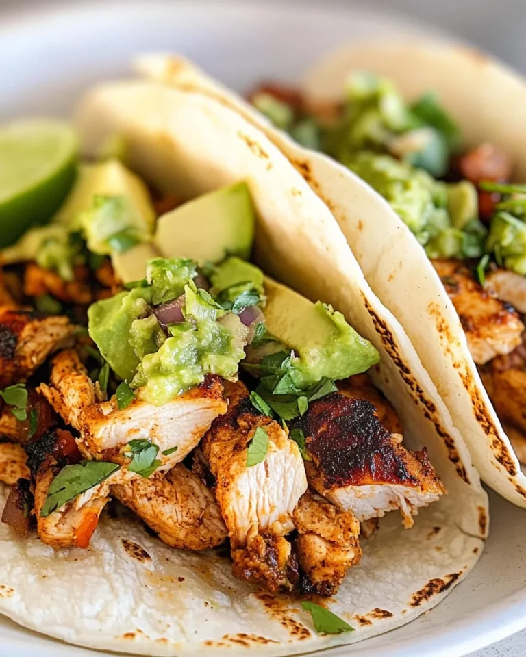 Simple Chipotle Chicken Tacos Recipe
