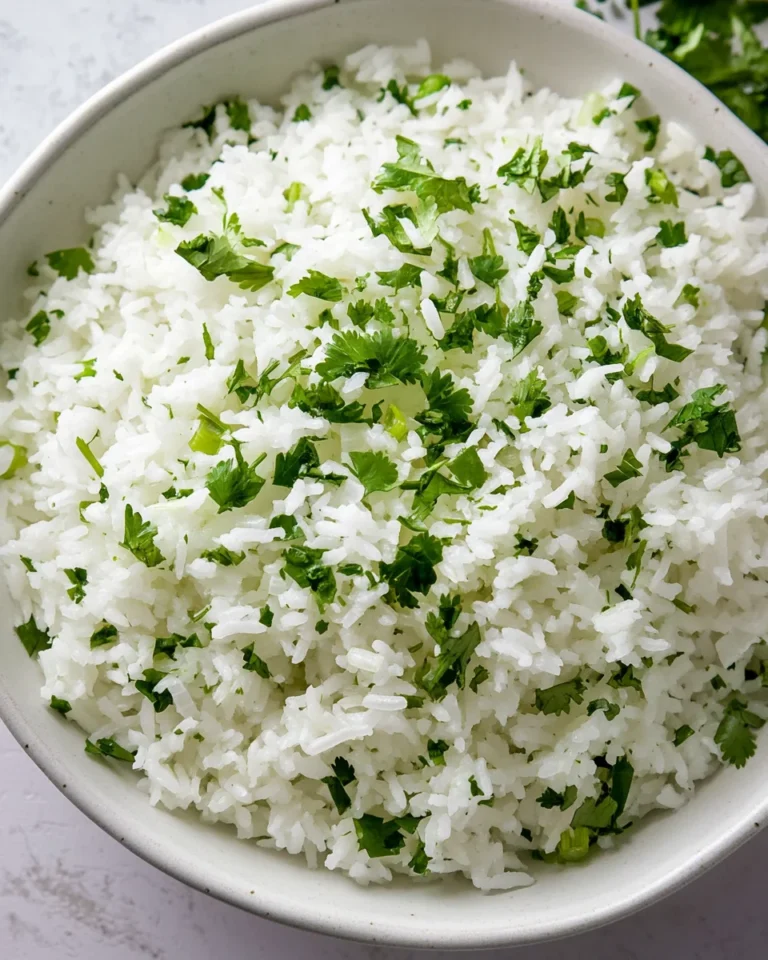 Simple Homemade Cilantro Lime Rice