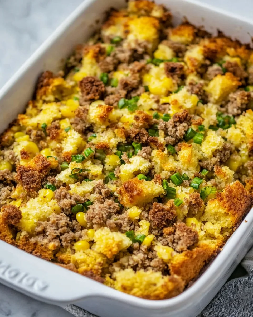 Classic Homemade Cornbread Dressing - additional image