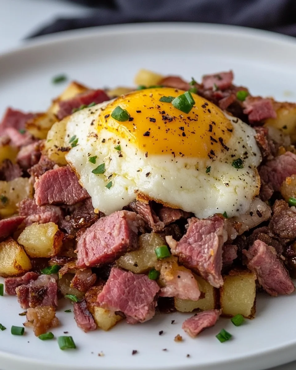 Savory Homemade Corned Beef Hash - additional image