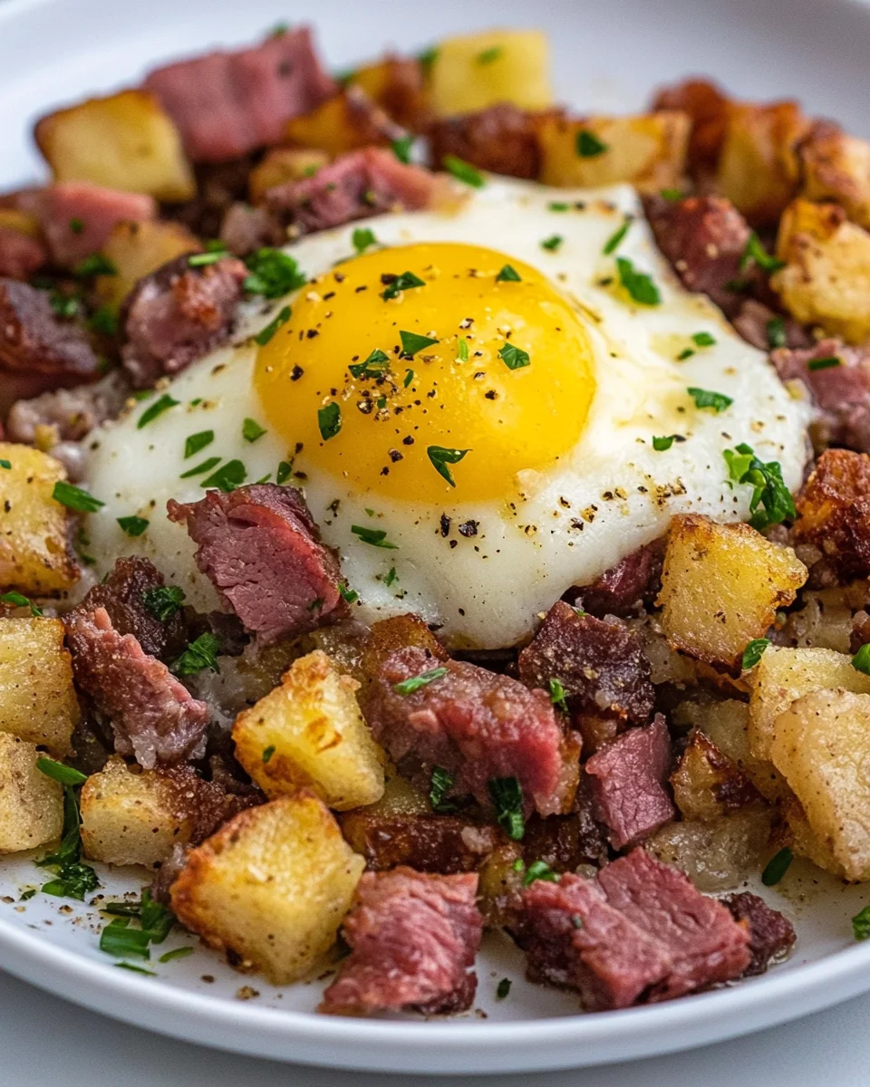 Savory Homemade Corned Beef Hash - additional image
