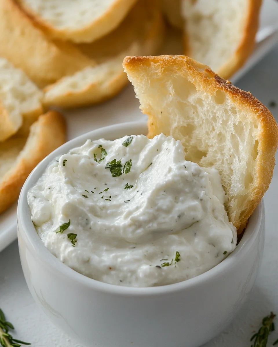 Simple Homemade Cottage Cheese Ranch Dip - additional image