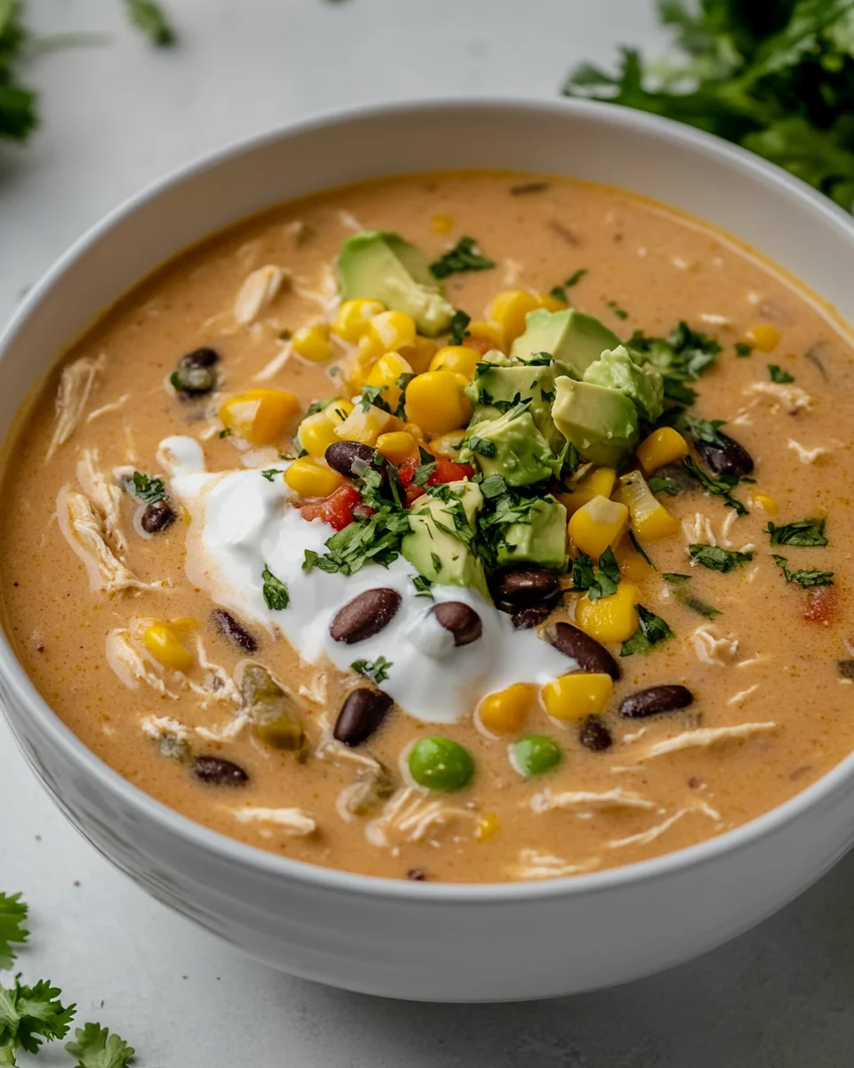 Creamy Chicken Taco Soup Recipe for a Cozy Night - additional image