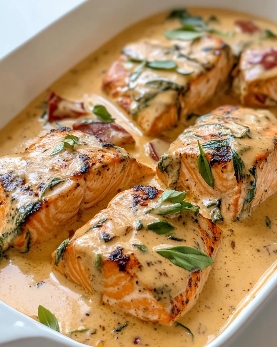Creamy Tuscan Salmon Recipe That's Delicious and Flavorful - additional image