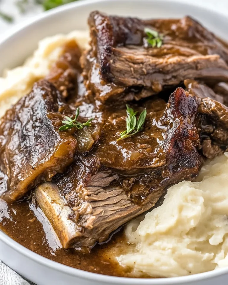 Delicious Crockpot Braised Short Ribs for Cozy Nights