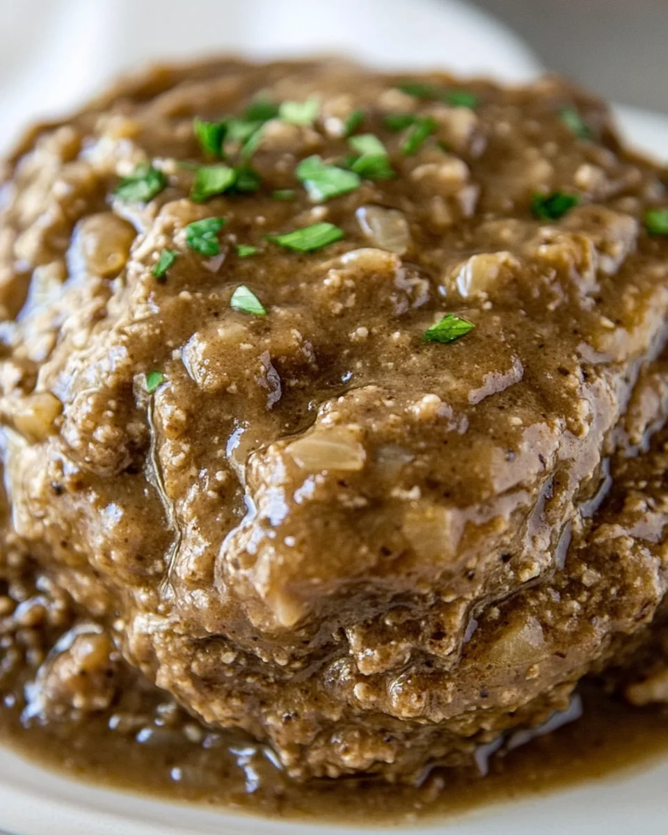 Simple Slow Cooker Salisbury Steak - additional image