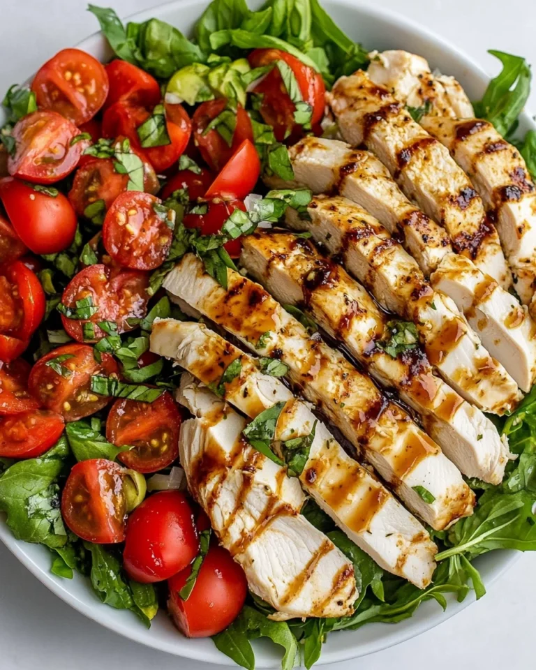 Simple Chicken Caprese Salad Recipe
