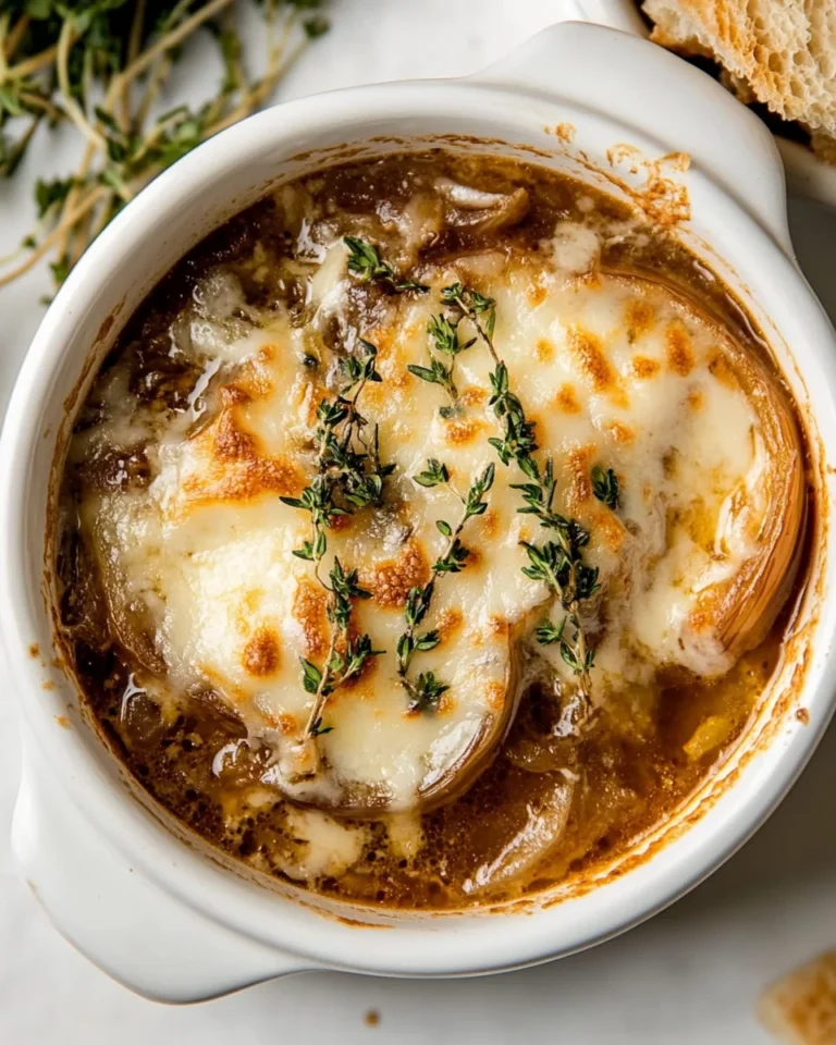 Simple Homemade French Onion Soup