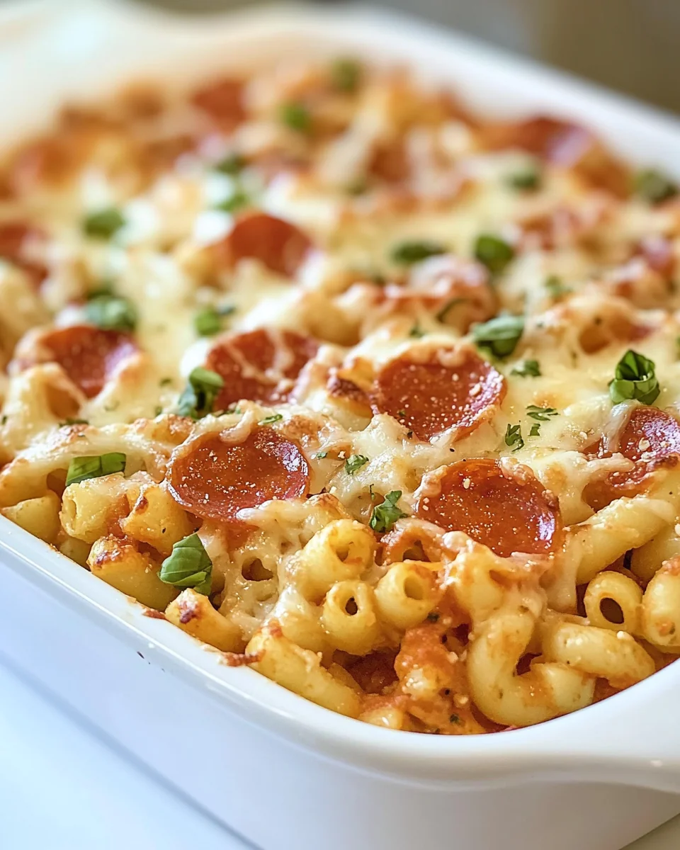 Simple Homemade Pizza Casserole - additional image