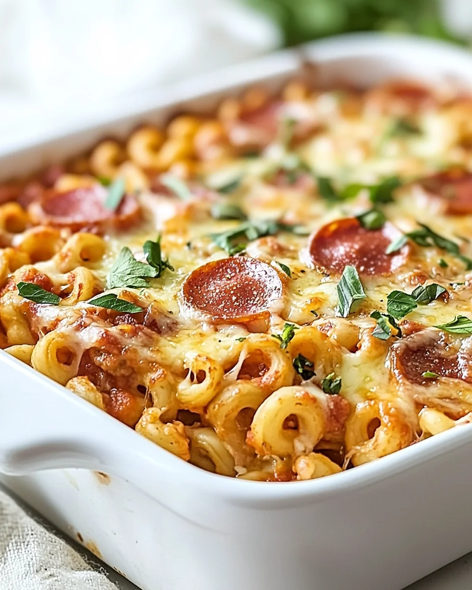 Simple Homemade Pizza Casserole - additional image