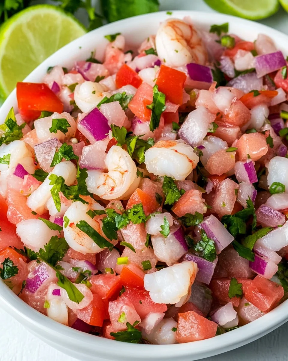 Simple Fresh Shrimp Ceviche Recipe - additional image