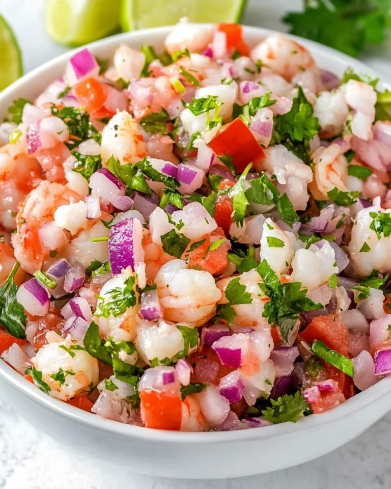 Simple Fresh Shrimp Ceviche Recipe
