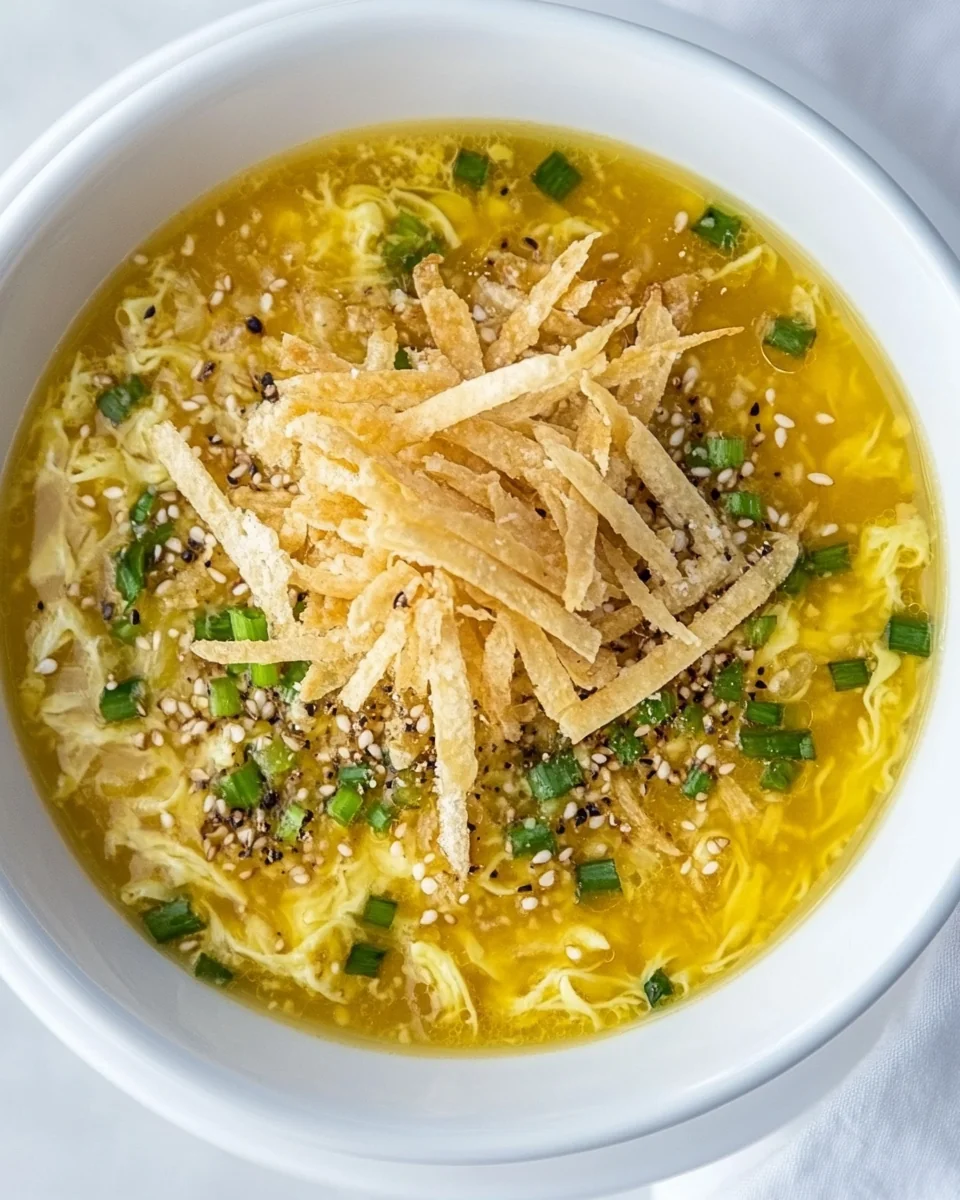 Classic Homemade Egg Drop Soup - additional image