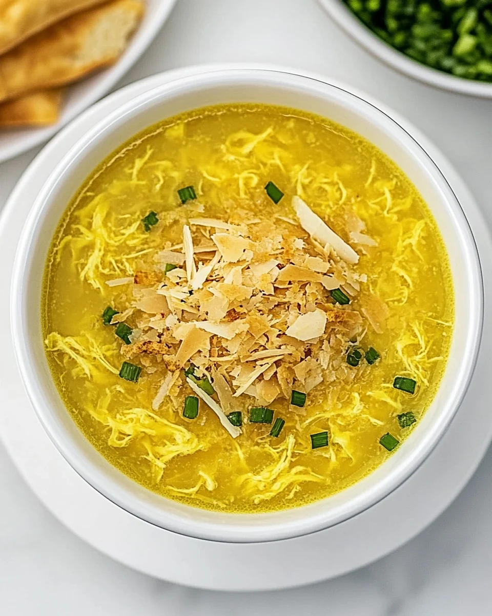 Classic Homemade Egg Drop Soup - additional image